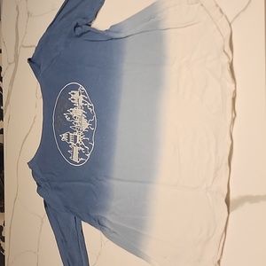 Long sleeve Harry Potter tee; ombre